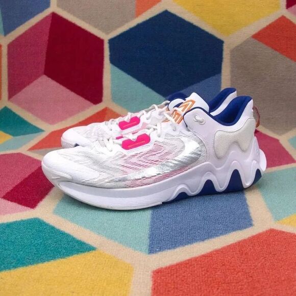 Nike Giannis‎ Immortality 2  (White/Multi-Color-DEEP Roy), Size 16 - Picture 1 of 7